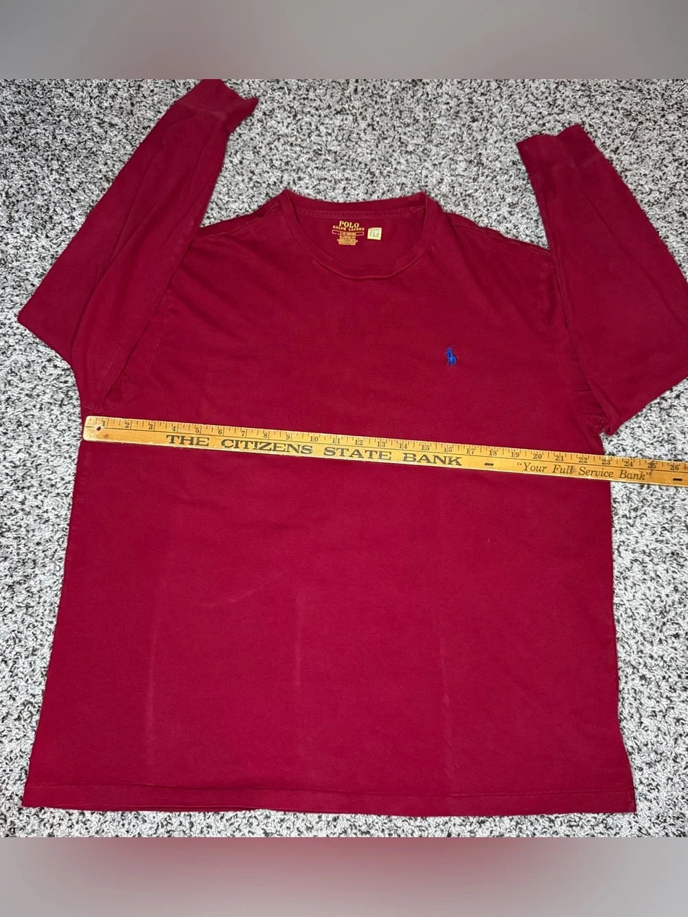 Polo Ralph Lauren Classic Fit Long Sleeve T-Shirt Men’s L Pony Logo Preppy Work